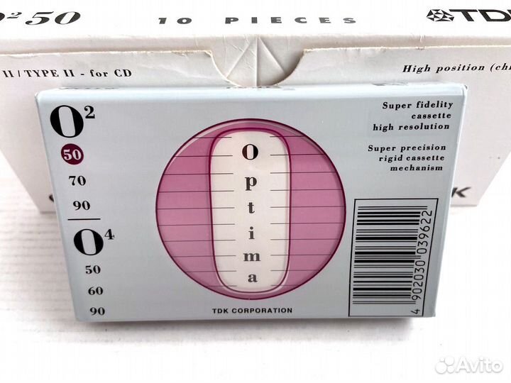Аудиокассеты кассеты TDK O 2 Optima 50 - Chrome