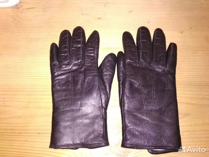 Перчатки женские черные р. 7,5