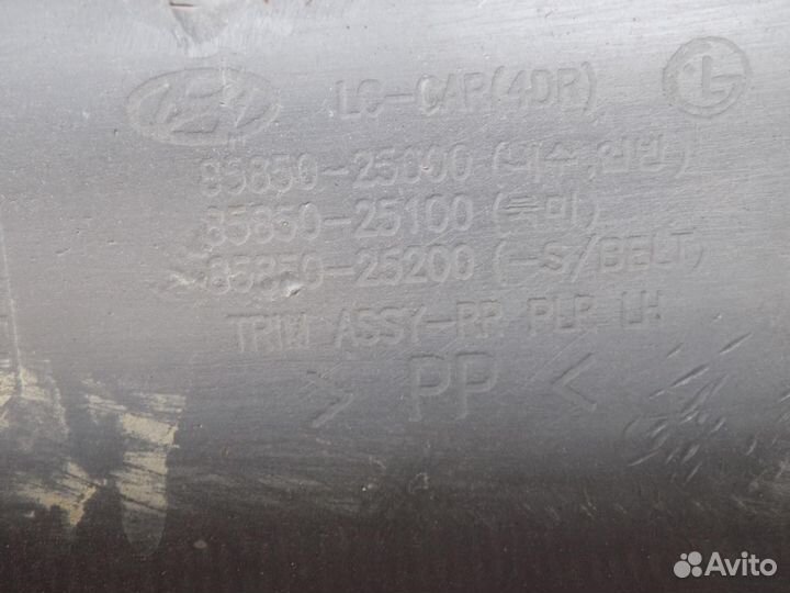 Обшивка стойки Accent II (+тагаз) 2000-2012