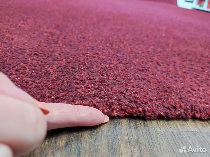 Ковер икеа тювельсе, темно-красный, 2.4 х 1.7 м