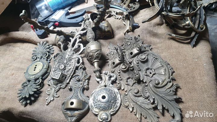 Бронзовые комплектующие для бра