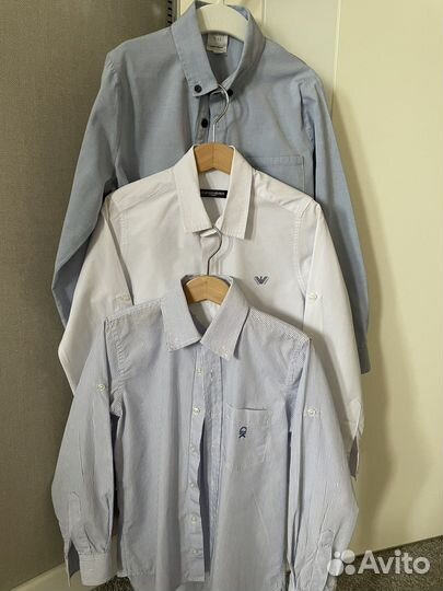 Рубашки на мальчика 122, за 3 шт