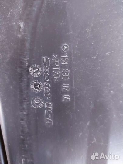 Накладка капота на мерседес w164