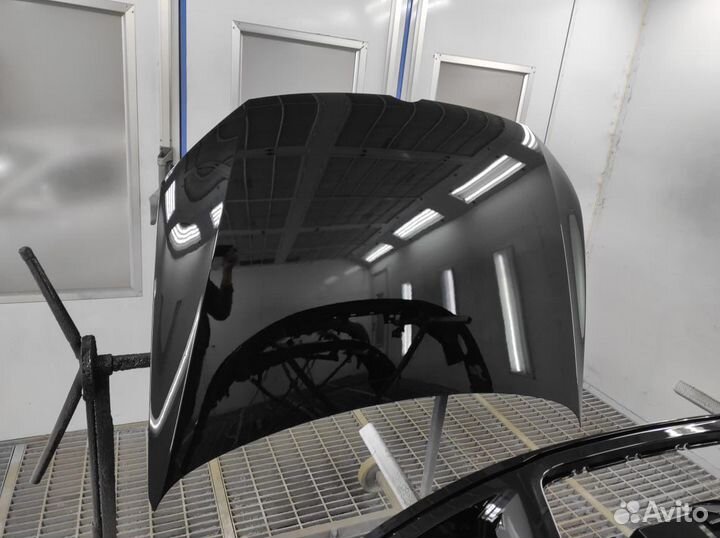 Капот Фольксваген Поло 10-15 чёрный