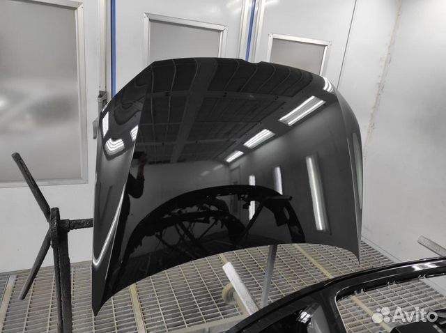 Капот Фольксваген Поло 10-15 чёрный