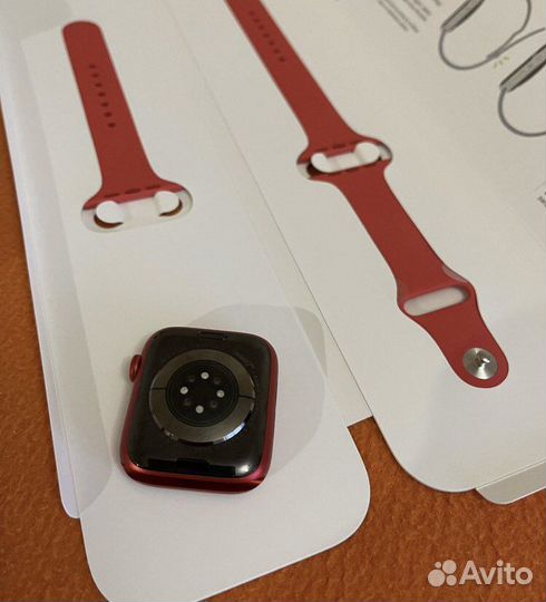 Apple watch nike s6 44 mm red