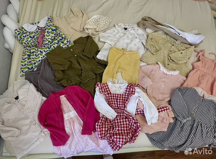 Вещи для девочки пакетом zara hm next 80 86