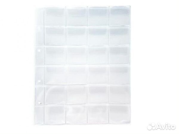 Листы для монет и бон