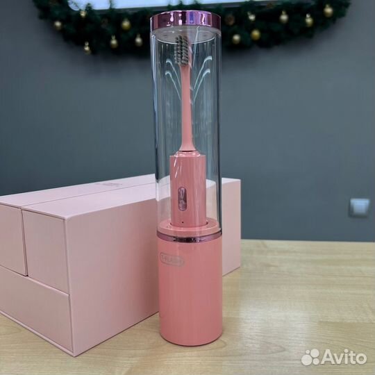 Электрическая зубная щетка Xiaomi T-Flash UV Pink