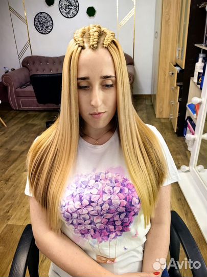 Плетение кос с канекалоном