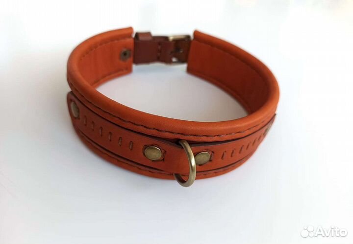 Ошейник ручной работы натуральная кожа