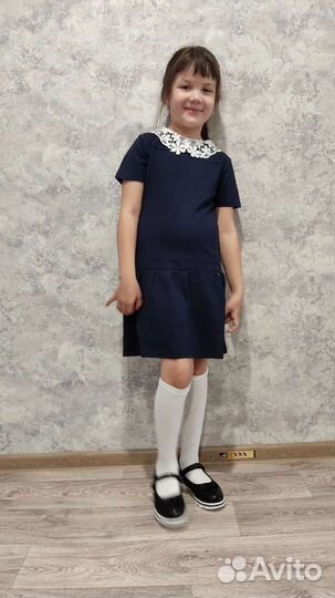 Платье школьное 128-134