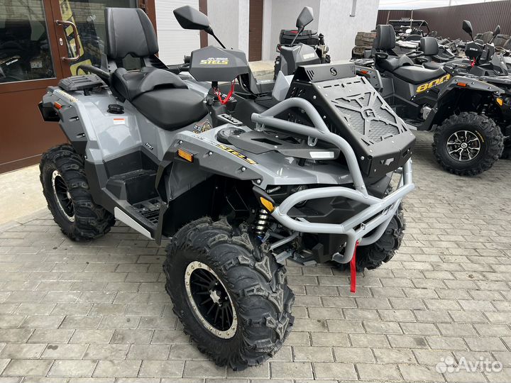 Stels Guepard 850 2.0 серый, серая рама