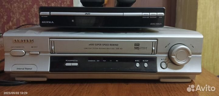 Видеомагнитофон & двд плеер