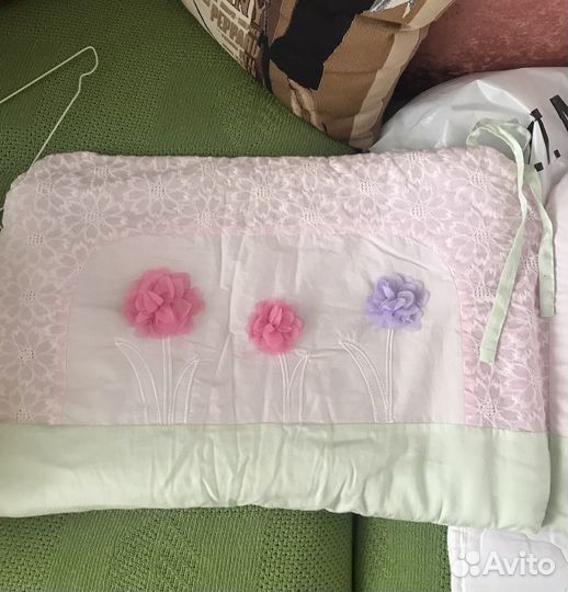 Одеяло, пододеяльник бортики в кроватку Choupette