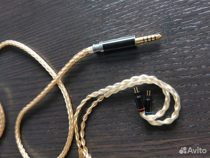 Кабель для наушников 2 pin 2,5/3,5/4,4