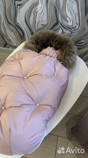 Комплект на выписку для девочки зима