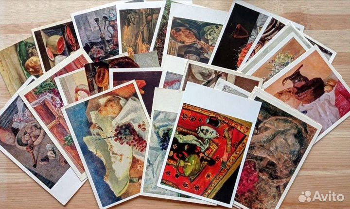 300 натюрмортов на советских открытках