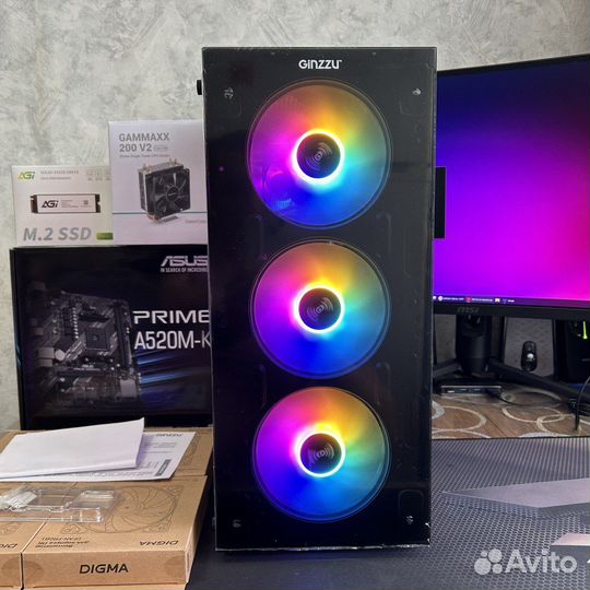 Новый пк Ryzen 5-5600G