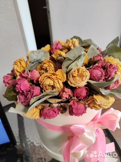 Букет из сухих роз. Подойдёт для творчества