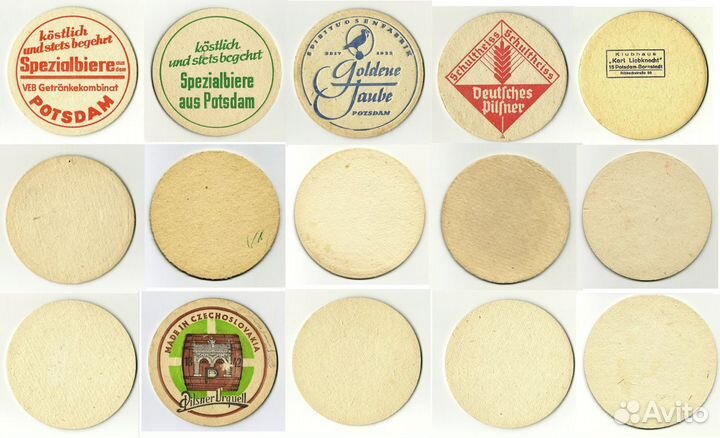 Бирдекель,пивные подставки гдр чсср 70-80-е гг