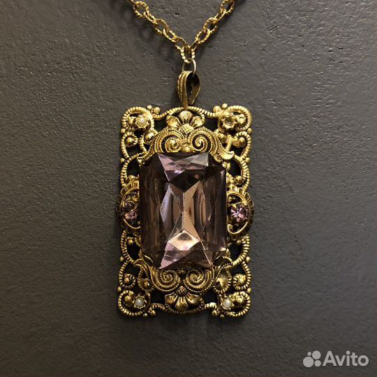 Кулон леденец. Чехословакия