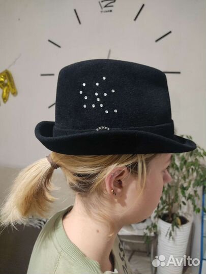 Шляпа женская фетр