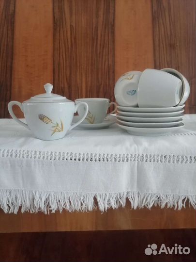 Посуда СССР. Кофейный сервиз Кндр