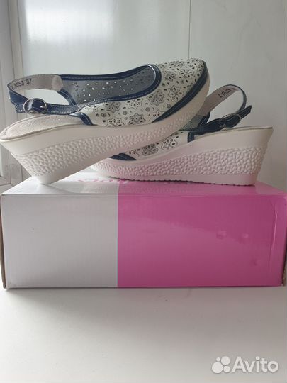 Туфли летние,натур.кожа,все размеры пр.Турции