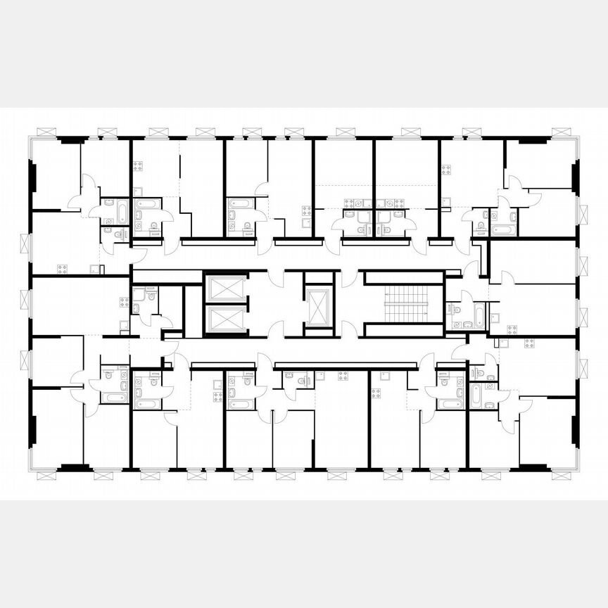 2-к. квартира, 53,4 м², 20/22 эт.