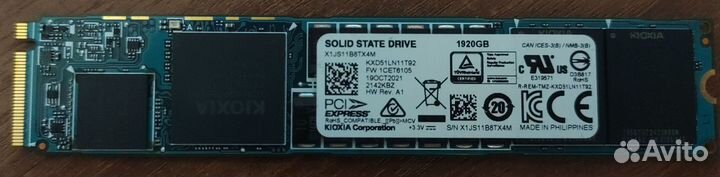 1920Gb SSD m2 22110 Toshiba xd5 новые