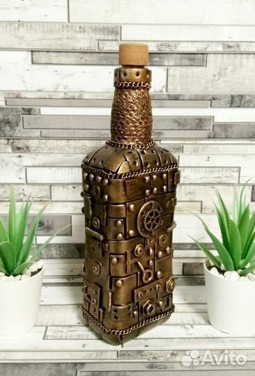 Бутылка стимпанк