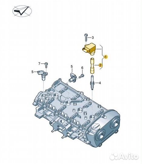 Катушка зажигания Skoda Octavia 5E3 cjsa 2017