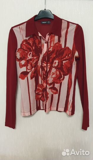 Mexx рубашка блузка туника майка 42/44 из сетки