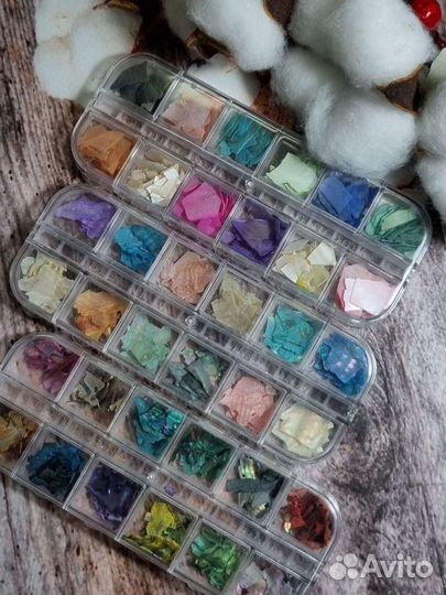 Ракушка, для маникюра, эффект 