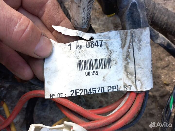 Ситроен c4 b7 подкапотная проводка EP 6