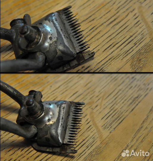 Старинная ложка вилка машинка для стрижки Франция