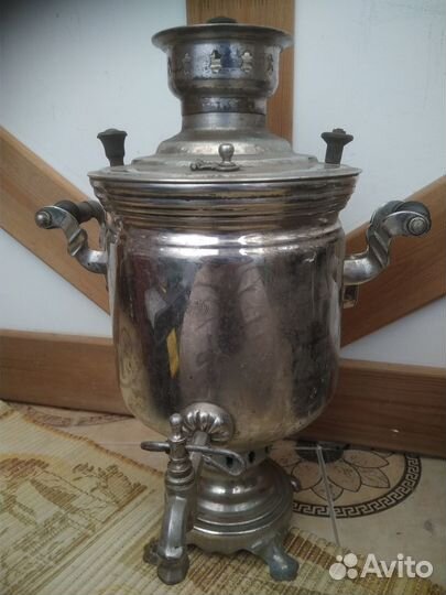4 литровый угольный самовар, рабочий