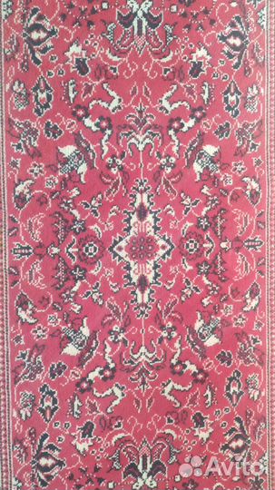 Ковер шерстяной СССР 92 см на 190