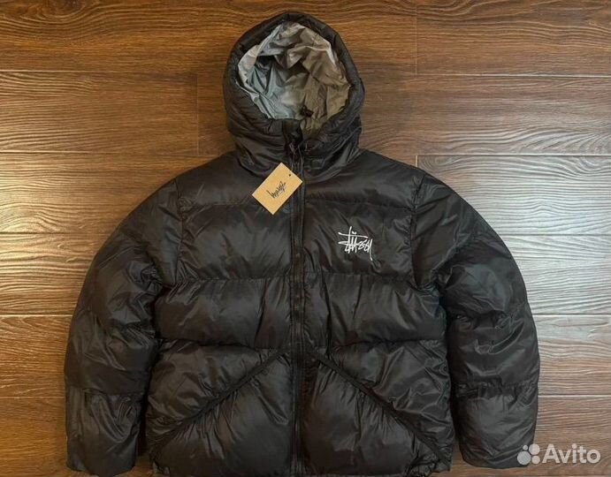 Пуховик Stussy micro ripstop (цена реальная )