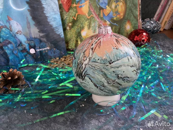 Елочные игрушки шары