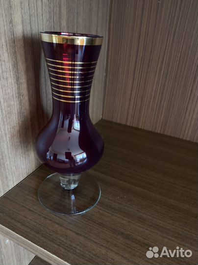 Ваза цветное стекло