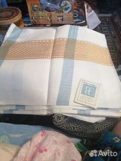 Скатерть льняная СССР