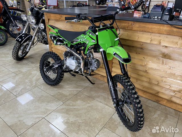 Питбайк GS Motors S12 17/14 зеленый