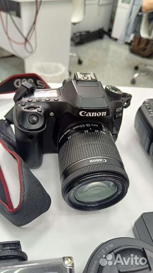 Canon 80d 18-55 комплект