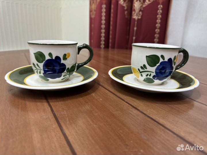 2 чайные пары от villeroy boch bauernblume