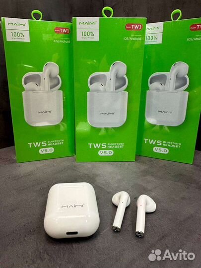 Беспроводные наушники новые