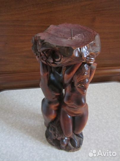 Подсвечник дерево, ручная работа