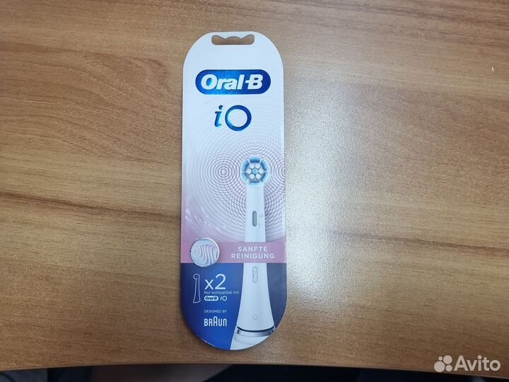 Насадки для зубной щетки Oral-B iO Gentle Care,2шт
