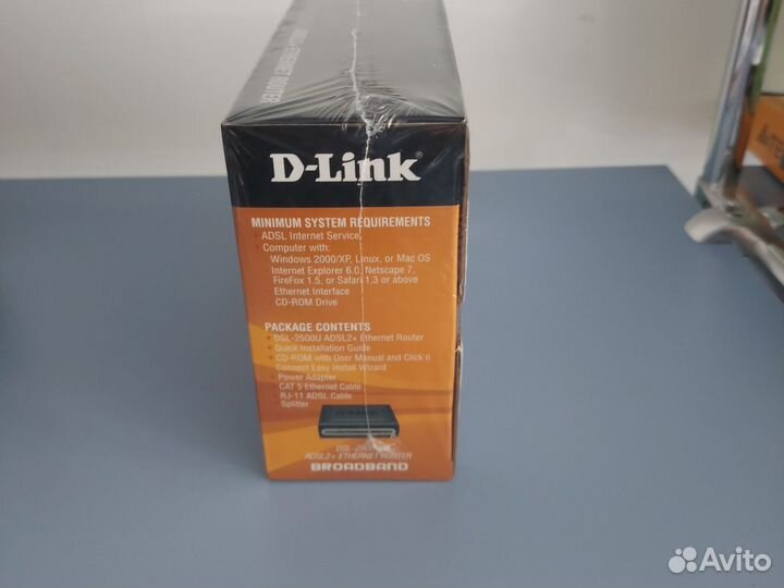 Маршрутизатор D-link adsl2+ DSL-2500u